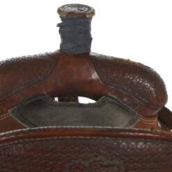 NRS Used 14in Scott Thomas Trophy Team Roper -Saddle Gear Pro Sales 01 1082TR 2