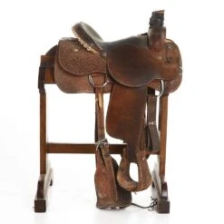NRS Used 14.5in Cactus Saddlery Team Roper -Saddle Gear Pro Sales 01 1100TR 1