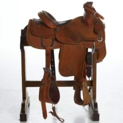 NRS Used 15in Pro Series Team Roper -Saddle Gear Pro Sales 01 1105TR 02