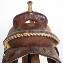 NRS Used 14in. Circle Y Barrel Saddle -Saddle Gear Pro Sales 02 273BR 2