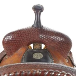 NRS Used 14in Double J Pozzi Pro Barrel Saddle -Saddle Gear Pro Sales 02 371BR 3
