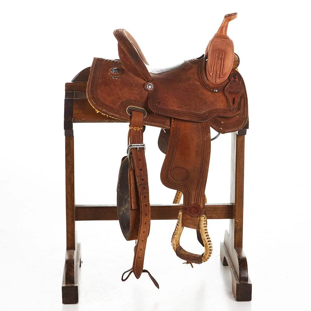 NRS Used 13.5in Competitor Series Barrel Saddle 2 NRS Used 13.5in Competitor Series Barrel Saddle - Image 2