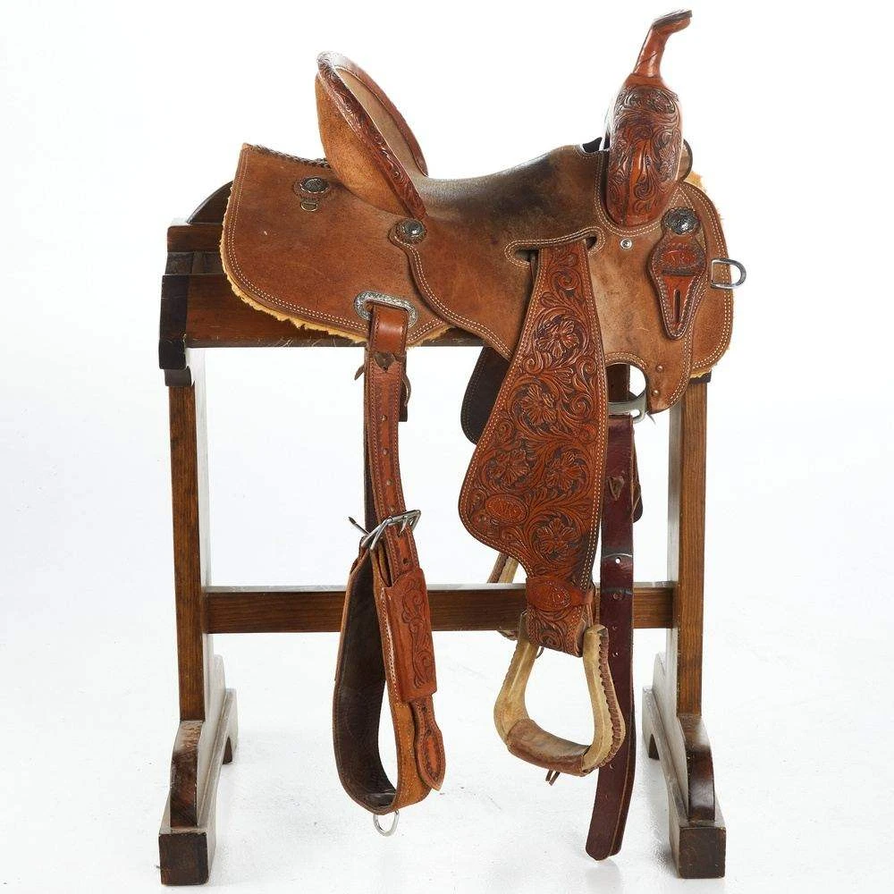 NRS Used 14.5in Competitor Series Barrel Saddle 2 NRS Used 14.5in Competitor Series Barrel Saddle - Image 2
