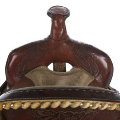 NRS Used 14in Lamb Barrel Saddle -Saddle Gear Pro Sales 02 429BR 2