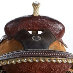 NRS Used 14in Circle Y Barrel Saddle -Saddle Gear Pro Sales 02 436BR 2