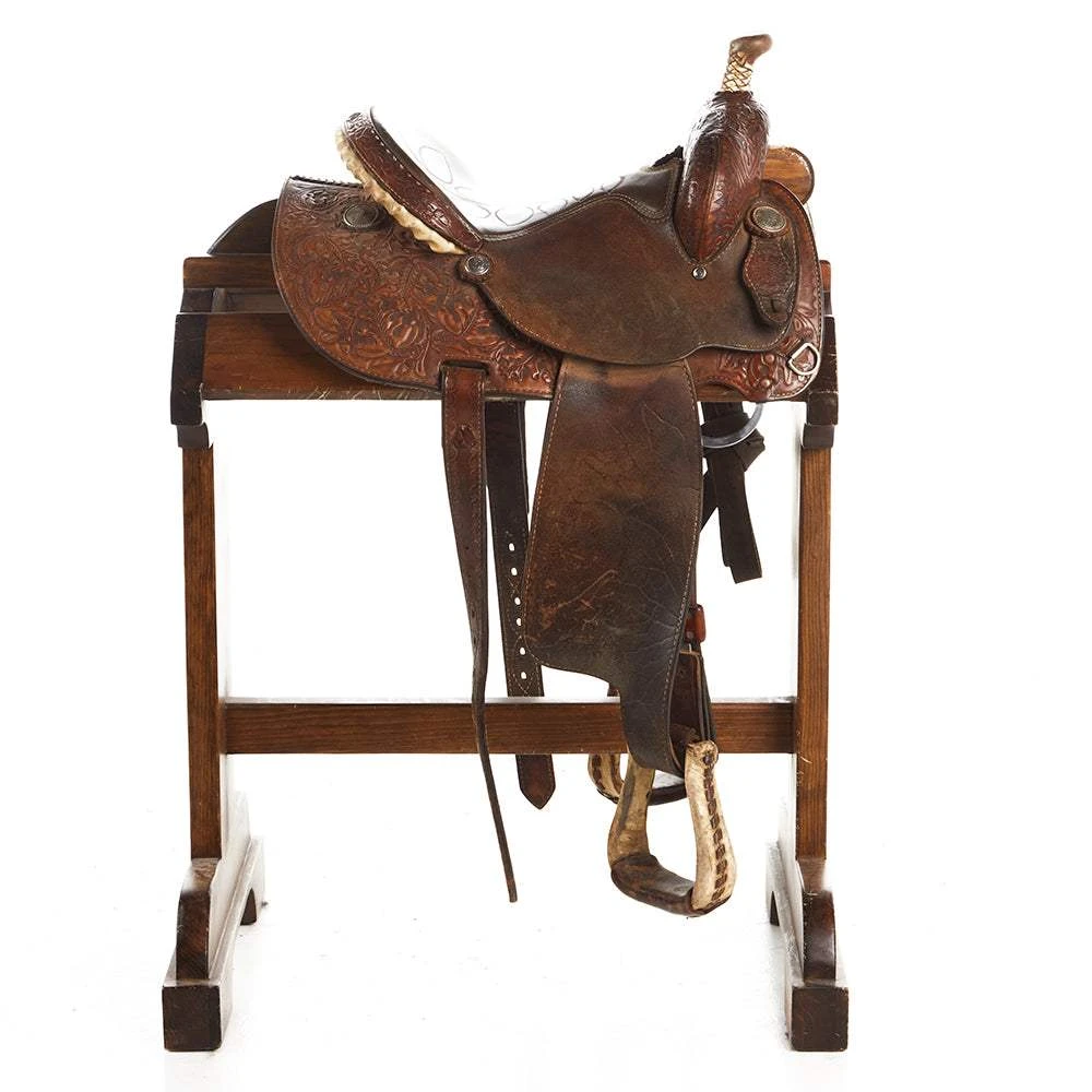 NRS Used 13in Ammerman Barrel Saddle 2 NRS Used 13in Ammerman Barrel Saddle - Image 2