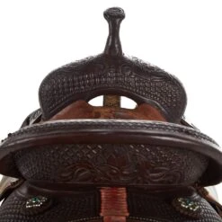 NRS Used 14.25in Fort Worth Saddlery Barrel Saddle -Saddle Gear Pro Sales 02 446BR 2