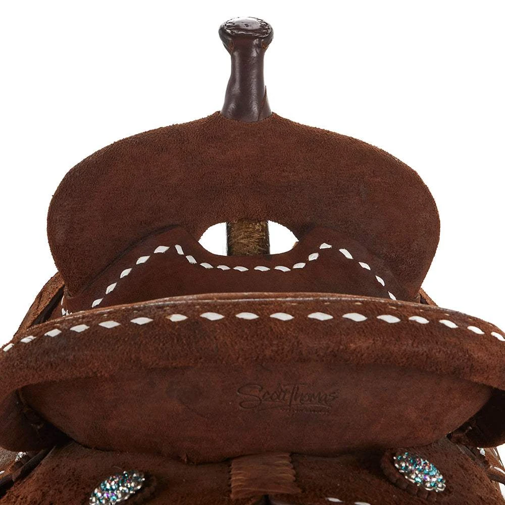 NRS Used 13.5in Scott Thomas Barrel Saddle 3 NRS Used 13.5in Scott Thomas Barrel Saddle - Image 3