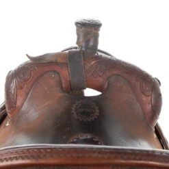 NRS Used 16in Jeff Smith Cowboy Saddle Ranch Roper -Saddle Gear Pro Sales 03 238RR 3