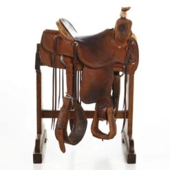 NRS Used 15in Henderson Custom Saddlery Ranch Roper 4 NRS Used 15in Henderson Custom Saddlery Ranch Roper -Saddle Gear Pro Sales 03 277RR 1