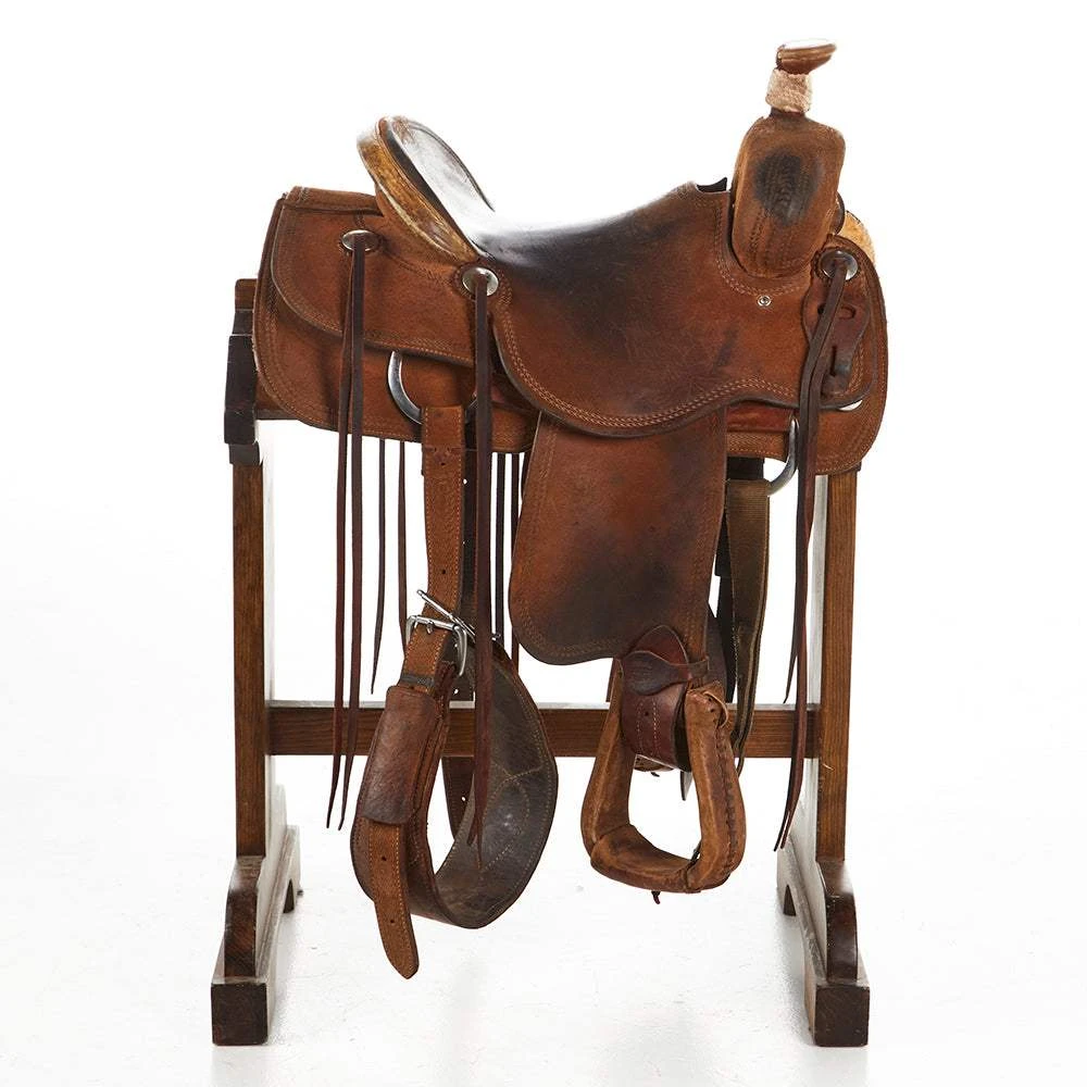 NRS Used 15in Henderson Custom Saddlery Ranch Roper 2 NRS Used 15in Henderson Custom Saddlery Ranch Roper - Image 2