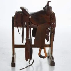 NRS Used 15.5in Tim Piland Ranch Cutter -Saddle Gear Pro Sales 04 151RC 02