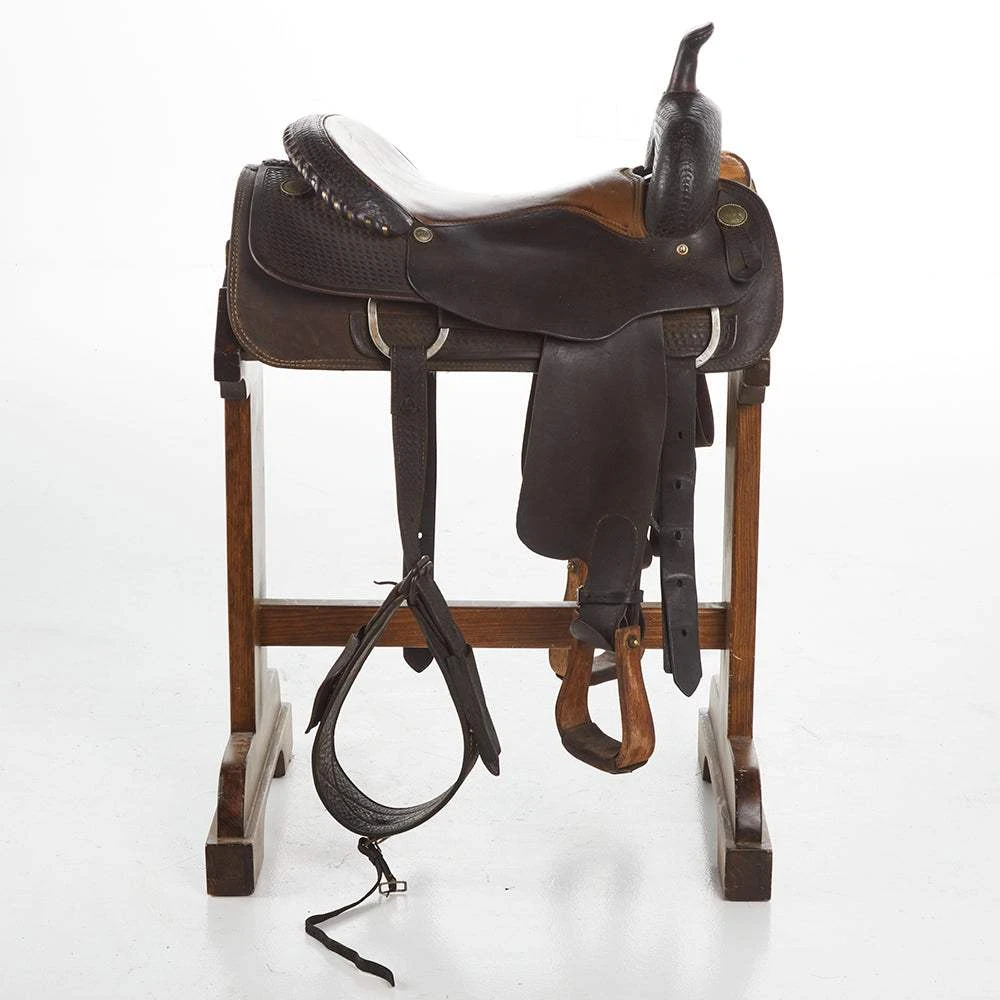 NRS Used 16.5in Bob Marshall Cutting Saddle 2 NRS Used 16.5in Bob Marshall Cutting Saddle - Image 2