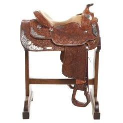 NRS Used 16in Dale Chavez Pleasure Show Saddle 4 NRS Used 16in Dale Chavez Pleasure Show Saddle -Saddle Gear Pro Sales 06 021SS 2