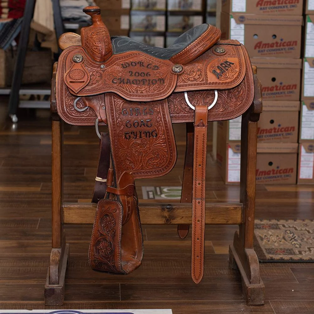 NRS Used 14in. Lazy L Trophy Team Roper 3 NRS Used 14in. Lazy L Trophy Team Roper - Image 3