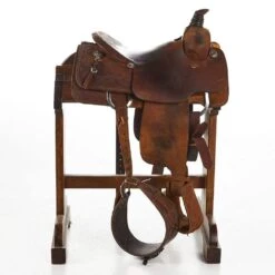 NRS Used 14.5in. Cactus Relentless Calf Roping Saddle -Saddle Gear Pro Sales 08 071CR 1