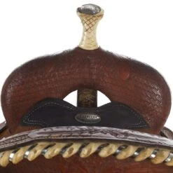 NRS Used 12.5in Billy Cook Youth Barrel Saddle -Saddle Gear Pro Sales 10 059YBR 2