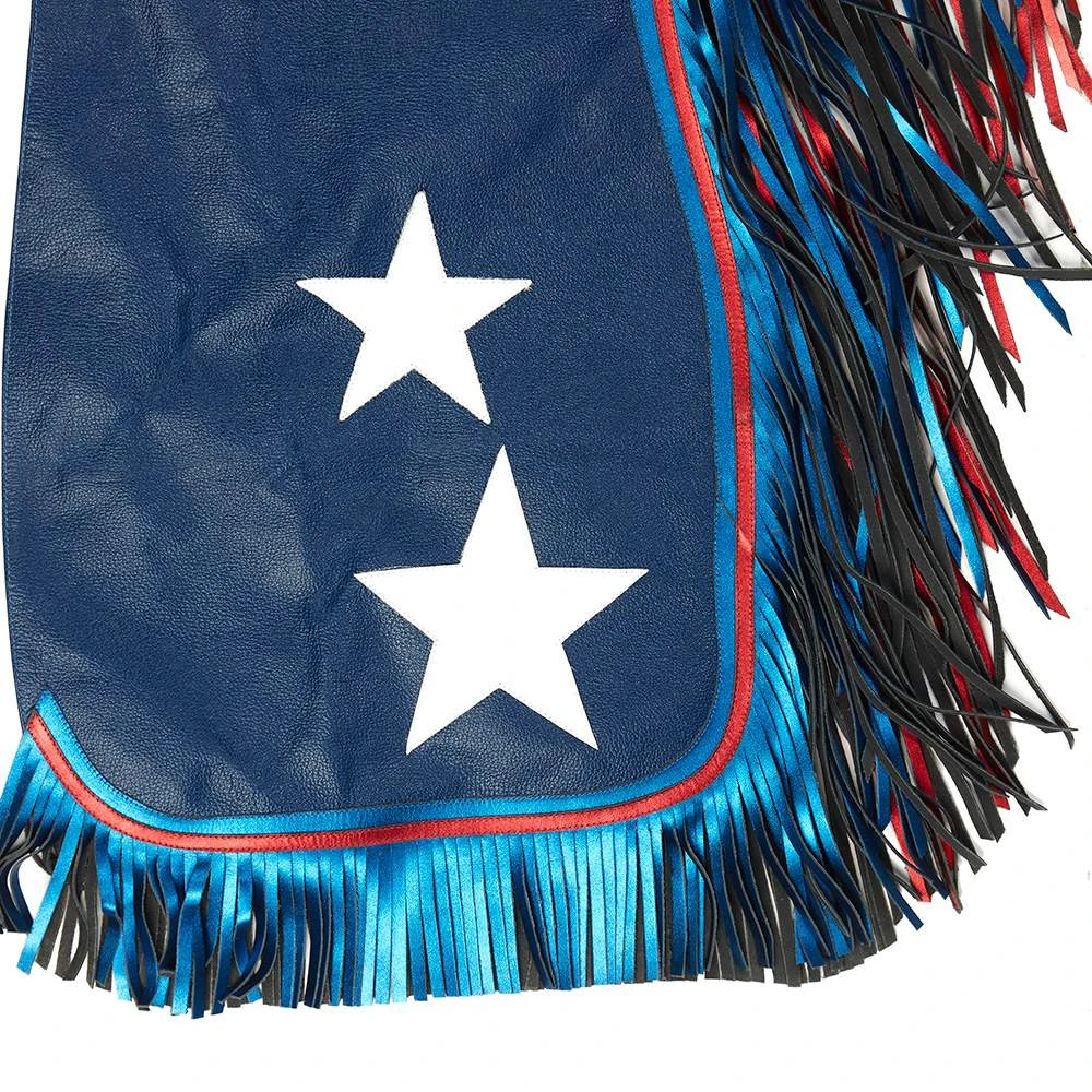 Jerry Beagley Braiding Co. Regular Adult Chap W/Flag 2 Jerry Beagley Braiding Co. Regular Adult Chap W/Flag - Image 2