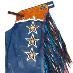 Jerry Beagley Braiding Co. Small Adult Chap W/Flag -Saddle Gear Pro Sales 1001RF 21