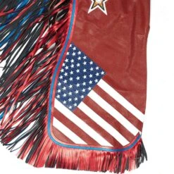 Jerry Beagley Braiding Co. Small Adult Chap W/Flag -Saddle Gear Pro Sales 1001RF 41