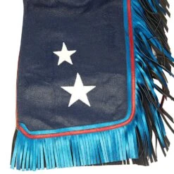 Jerry Beagley Braiding Co. Large Youth Chap W/Flag 4 Jerry Beagley Braiding Co. Large Youth Chap W/Flag -Saddle Gear Pro Sales 1002MF 1