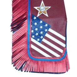 Jerry Beagley Braiding Co. Child/Peewee Chaps W/Flag -Saddle Gear Pro Sales 1003F 4