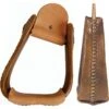 NRS Rawhide Covered 3in. Angled Roper Stirrup