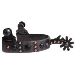Professionals Choice Youth Black Dot Spur