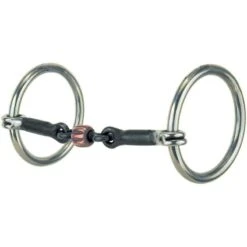 Reinsman Sweet Iron Copper Roller Loose Ring Snaffle Bit