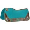 Tough 1 Hand Painted Steer Skull Saddle Pad