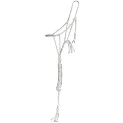 Hm Creations Mule Tape Round Rope Noseband Halter And 9' Lead