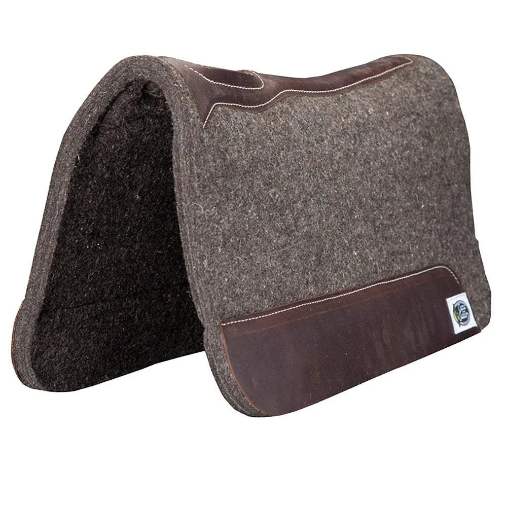 Cactus Saddlery 1 In Grey Wool Felt Saddle Pad 1 Cactus Saddlery 1 In Grey Wool Felt Saddle Pad