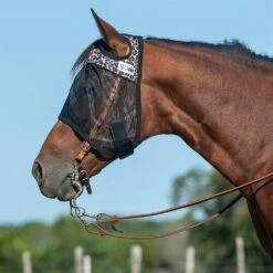 Cashel Company Quiet Ride Leopard Horse Fly Mask