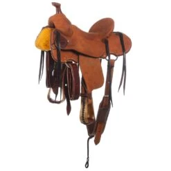 NRS Strip Down Ranch Youth Saddle Heavy Oil
