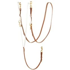 Nrs Tack Harness Leather Roping Rein German Martingale