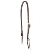 Martin Saddlery Chocolate Roughout Split Ear Headstall With Guthrie Buckle