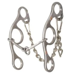 Classic Sherry Cervi O-Ring Square Snaffle Short Shank Gag Bit