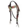 Rodeo Quincy Cactus Rose Browband Headstall