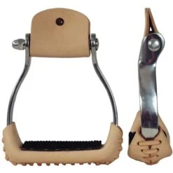 Partrade Trading Corporation Polished Aluminum Barrel Racing Stirrup