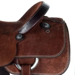 Nrs Competitors Chocolate Roughout Team Roping Saddle -Saddle Gear Pro Sales 1411891 32