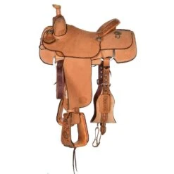 Nrs Competitors NRS Competitor 1/8 Breed Antique Leaf Team Roper -Saddle Gear Pro Sales 1412067 1