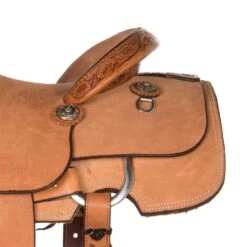 Nrs Competitors NRS Competitor 1/8 Breed Antique Leaf Team Roper -Saddle Gear Pro Sales 1412067 4