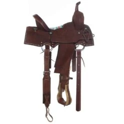 Nrs Competitors Chocolate Roughout Serape Seat Barrel Saddle -Saddle Gear Pro Sales 1412108 2
