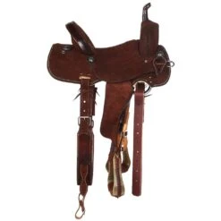 Nrs Competitors Chocolate Roughout Barrel Saddle -Saddle Gear Pro Sales 1412113 4