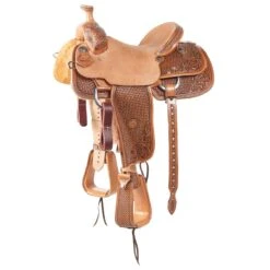 Nrs Competitors 7/8 Breed Windmill/Caddo Rose Combo Antique Team Roping Saddle 5 Nrs Competitors 7/8 Breed Windmill/Caddo Rose Combo Antique Team Roping Saddle -Saddle Gear Pro Sales 1412133 1