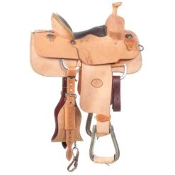Nrs Competitors Natural Roughout Bullhide Seat Youth Team Roping Saddle -Saddle Gear Pro Sales 1412136Y 31