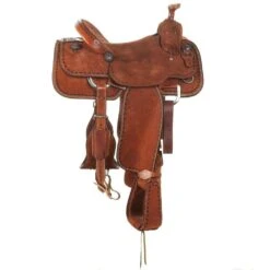 Nrs Competitors Competitor Series Roughout Chestnut Team Roper With Buckstitch -Saddle Gear Pro Sales 1412166 04