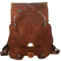 Nrs Competitors Competitor Series Roughout Chestnut Team Roper With Buckstitch -Saddle Gear Pro Sales 1412166 05