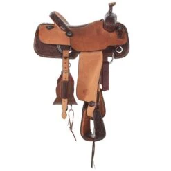 Nrs Competitors Competitor TwoTone 1/2 Breed Inlaid Seat Team Roper -Saddle Gear Pro Sales 1412170 3