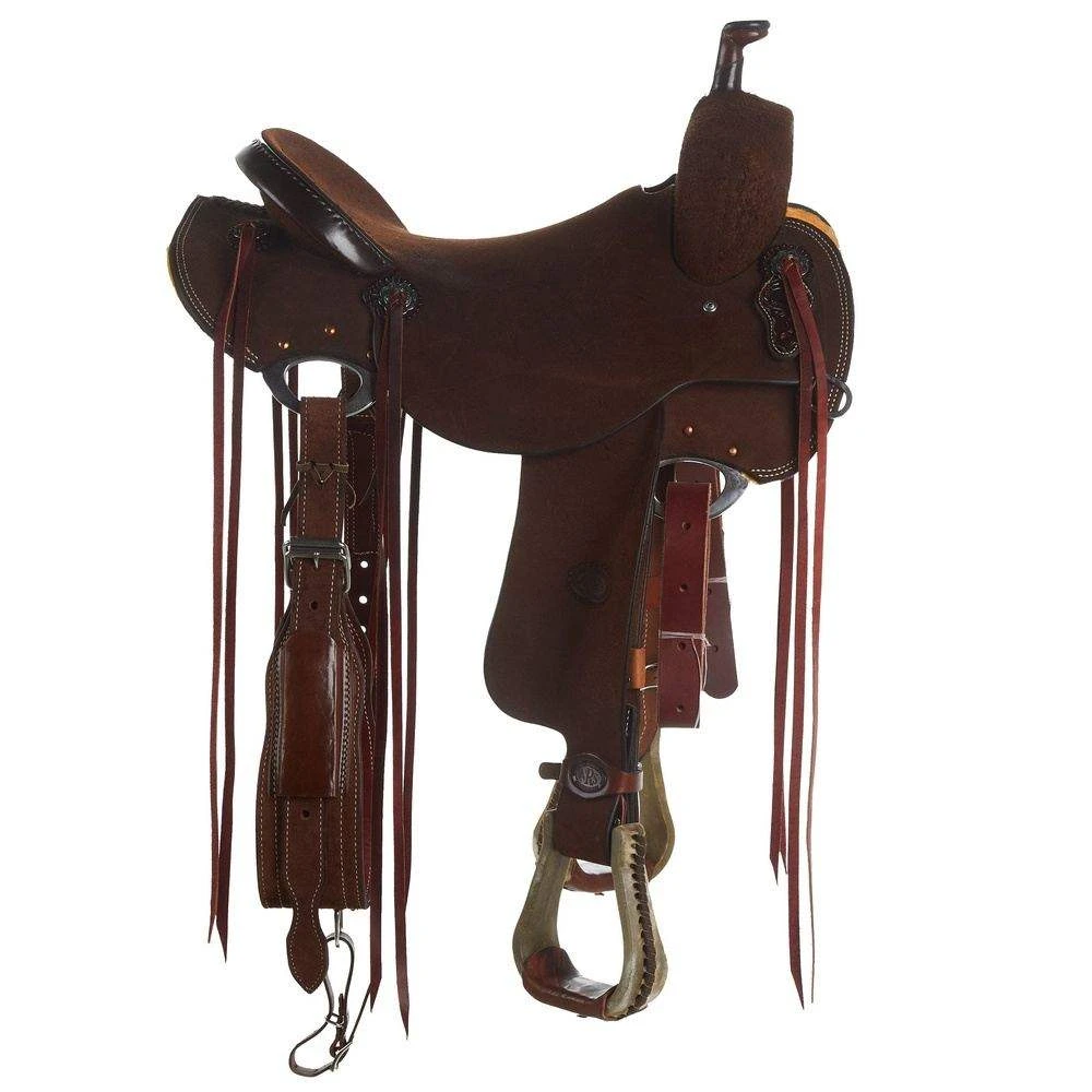 Nrs Competitors Chocolate Roughout Strip Down Ranch Cutter Saddle 2 Nrs Competitors Chocolate Roughout Strip Down Ranch Cutter Saddle - Image 2